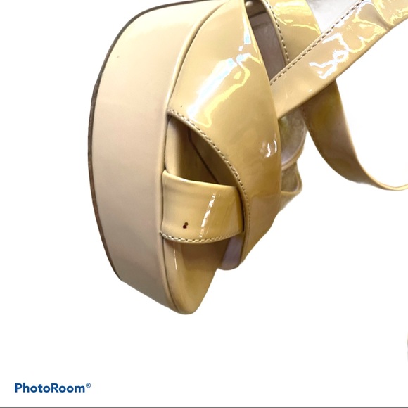 Miu Miu patent leather platform heels tan 39 - Picture 3 of 15